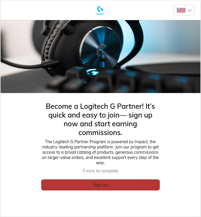 Logitech G522 Sponsorship Signup